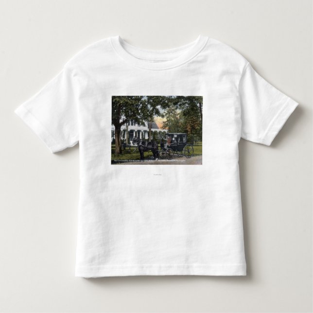 Exterior View of the Post Quarters Toddler T-Shirt (Front)