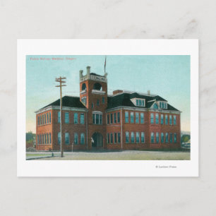 Exterior View of the Public SchoolMedford, OR Postcard
