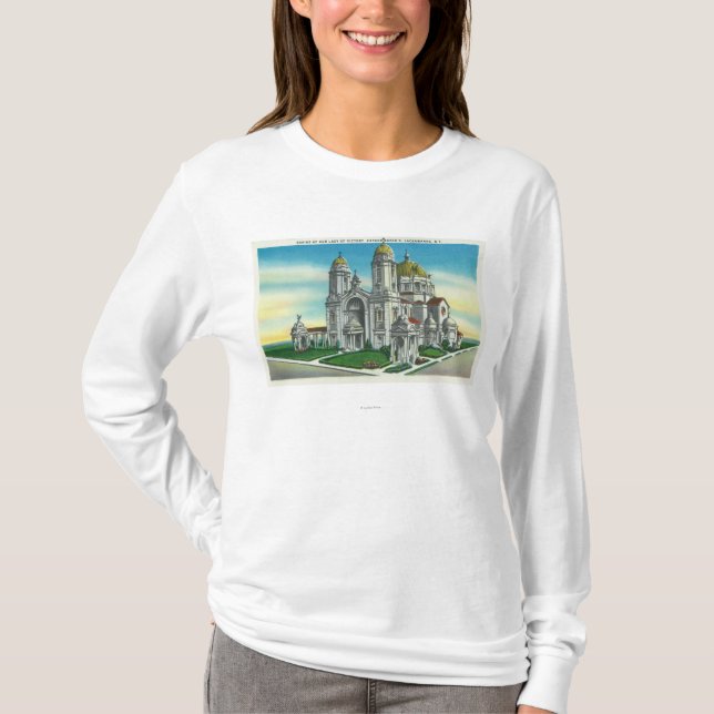 Exterior View of the Shrine of our Lady of T-Shirt (Front)