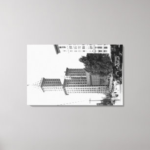 Exterior View of the Smith Tower Canvas Print