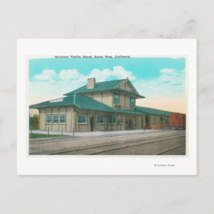 Exterior View of the Southern Pacific Depot 3 Postcard