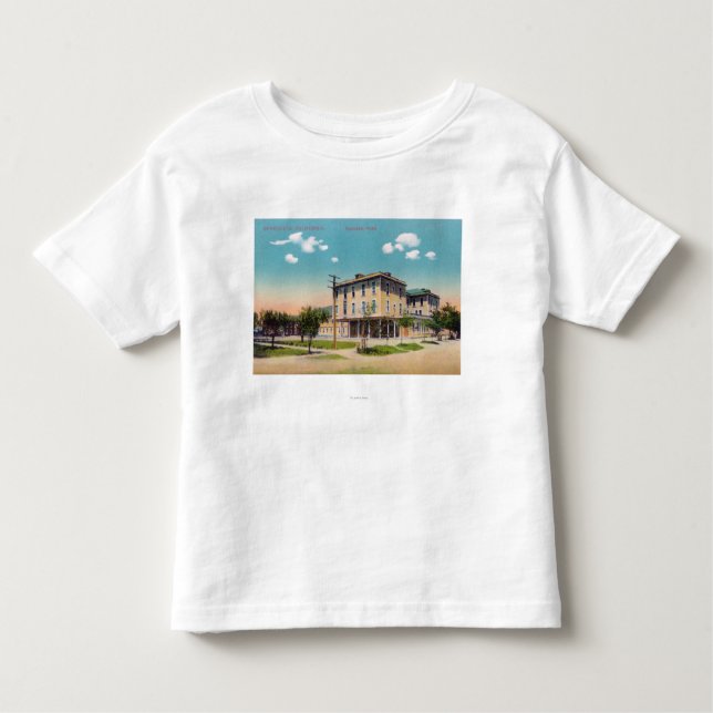 Exterior View of the Spreckels Hotel Toddler T-Shirt (Front)