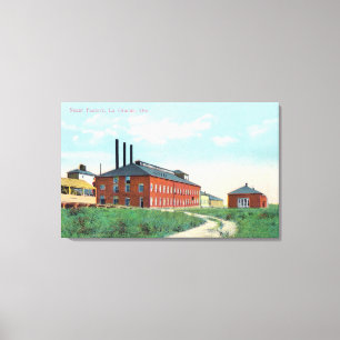 Exterior View of the Sugar Factory Canvas Print