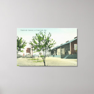 Exterior View of the Sunnyvale Cannery Canvas Print