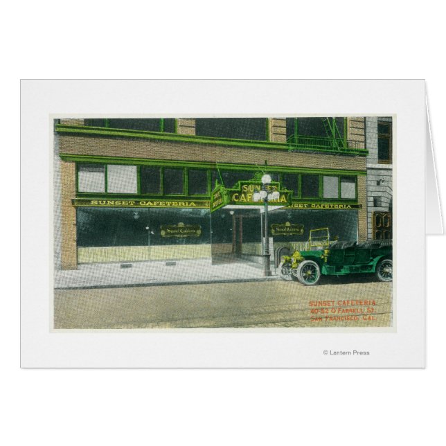 Exterior View of the Sunset Cafeteria (Front Horizontal)