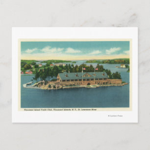 Exterior View of the Thousand Island Yacht Postcard