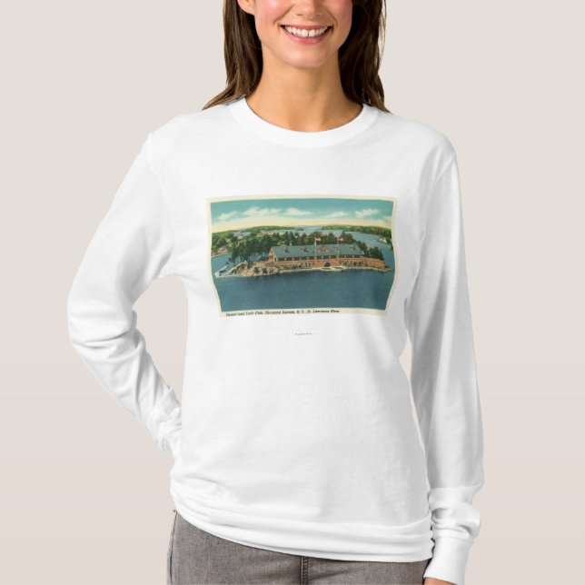 Exterior View of the Thousand Island Yacht T-Shirt (Front)