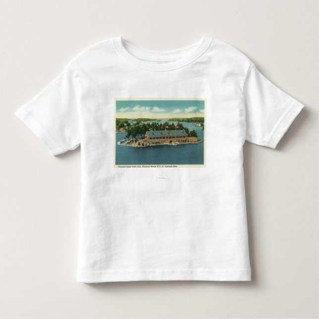 Exterior View of the Thousand Island Yacht Toddler T-Shirt (Front)