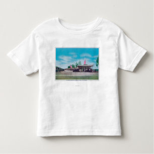 Exterior View of the Tourist Motor Court Toddler T-Shirt