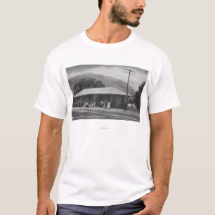 Exterior View of the Train Depot T-Shirt