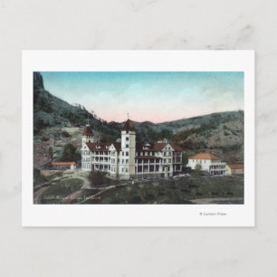Exterior View of the Tuscan Mineral Springs Bldg Postcard