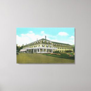 Exterior View of the Twin Mt House Canvas Print
