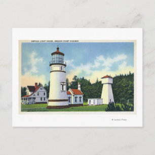 Exterior View of the Umpqua LighthouseCoast Postcard