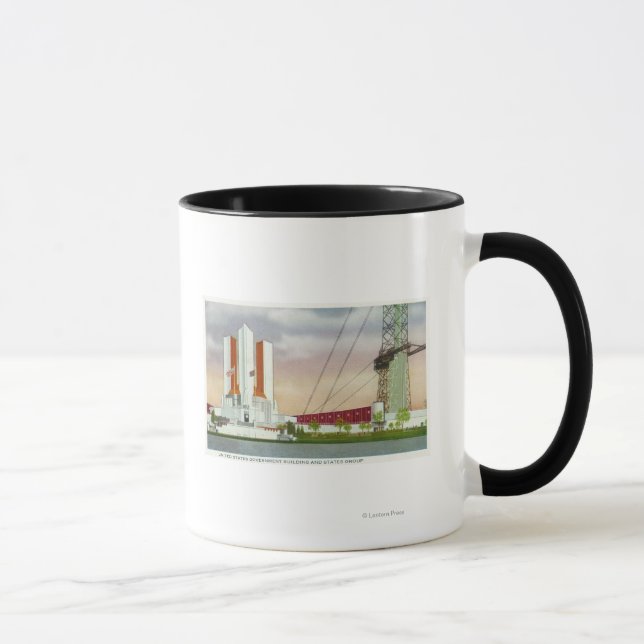 Exterior View of the US Govt Bldg Mug (Right)