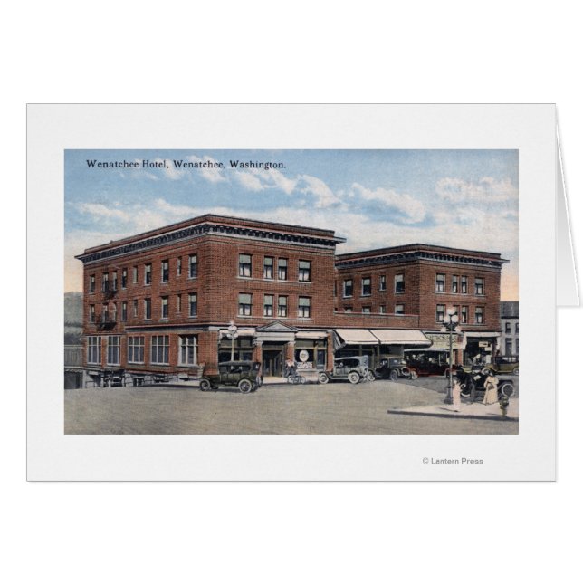 Exterior View of the Wenatchee Hotel (Front Horizontal)