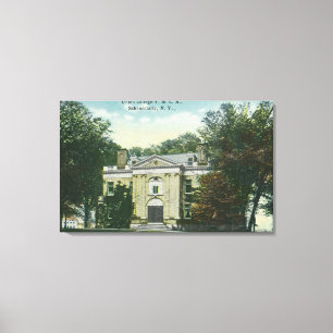 Exterior View of Union College YMCA Canvas Print