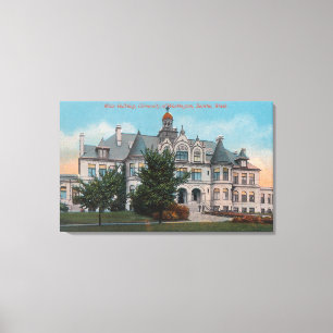 Exterior View of University of WA Main Bldg Canvas Print