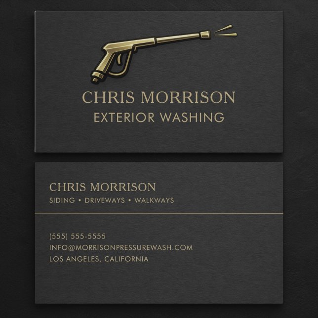 Exterior Washing  Business Card (Creator Uploaded)