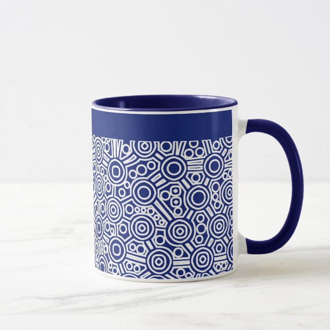 Exterminated Alien Circuit - Navy Blue Mug (Right)