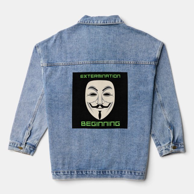 EXTERMINATION BEGIN DENIM JACKET (Back)