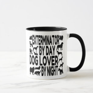 Exterminator Loves Dogs Mug