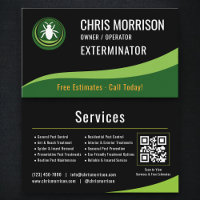 Exterminator Service QR Code
