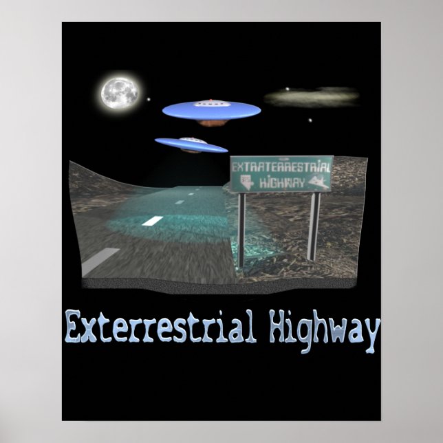 Exterrestrial Highway Poster (Front)