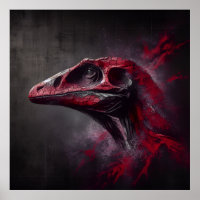 Extinct Dinosaur Head