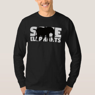 Extinction Endangered Animal Activist  Save Elepha T-Shirt