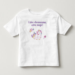 Extra Chromosome Magic Unicorn Toddler T-Shirt