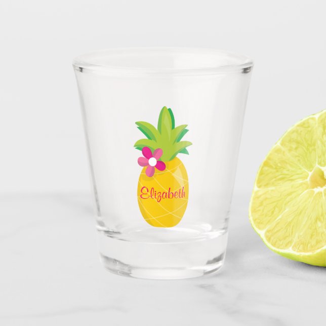 Extra Cute Pineapple Shot Glass (Front)