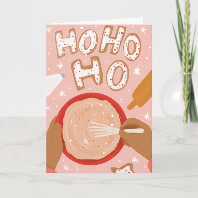 Extra Dough Holiday Folded Greeting Card (Front)