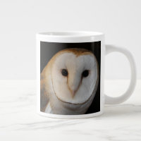 Extra Large 20 oz. White Barn Owl Mug