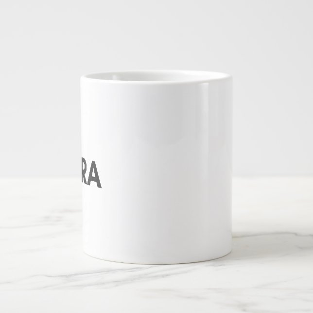 extra large coffee mug (Front)