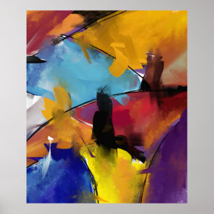 Extra Large Model Poster "Abstract 1412"