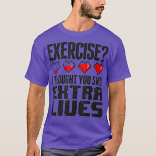Extra Lives Funny Video Game Controller Retro Boy T-Shirt