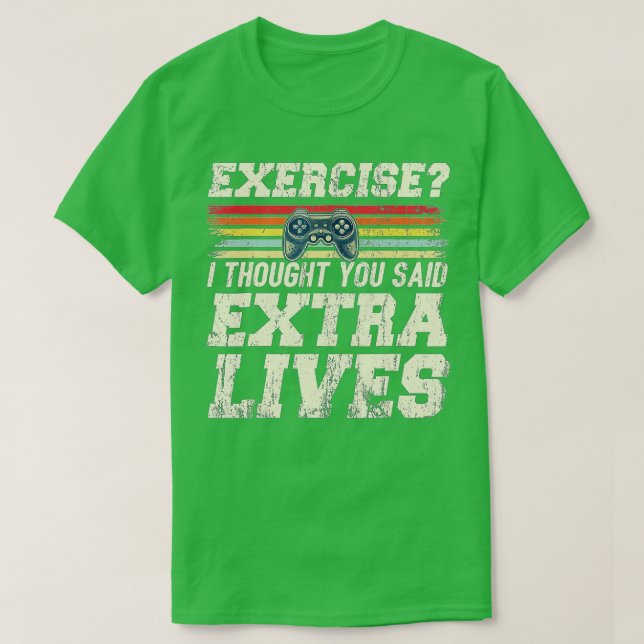 Extra Lives Funny Video Game Controller Retro  Boy T-Shirt (Design Front)