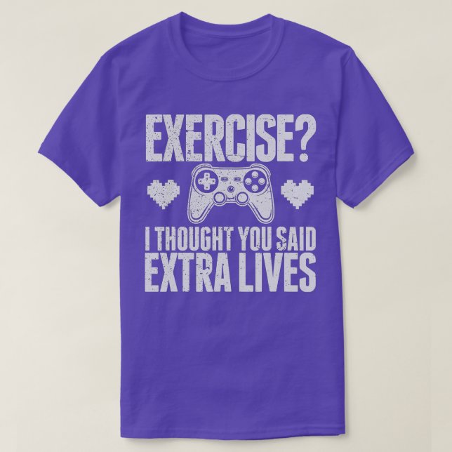 Extra Lives Funny Video Game Controller Retro  Boy T-Shirt (Design Front)