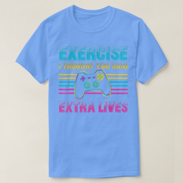 Extra Lives Funny Video Game Controller Retro  Boy T-Shirt (Design Front)