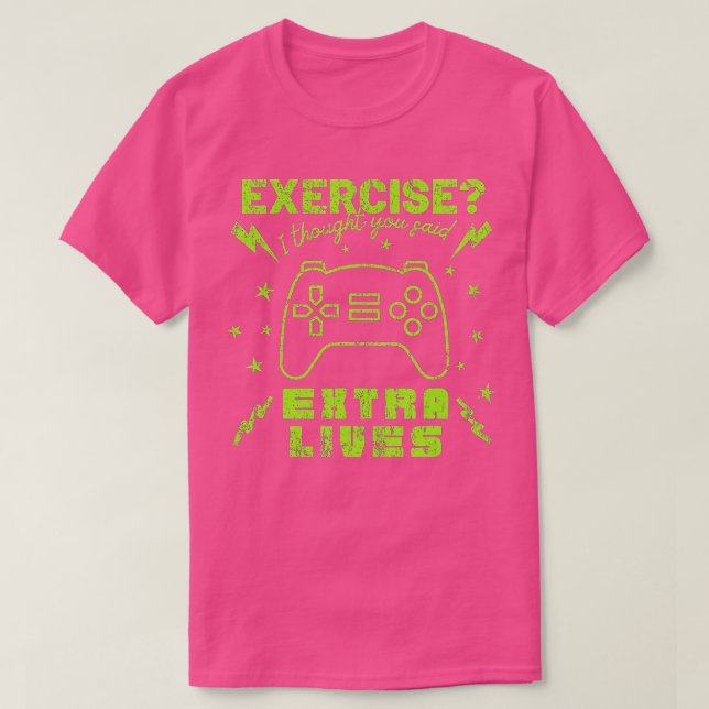 Extra Lives Funny Video Game Controller Retro  Boy T-Shirt (Design Front)