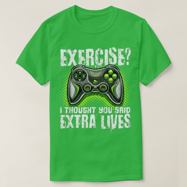 Extra Lives Funny Video Game Controller Retro  Boy T-Shirt (Design Front)