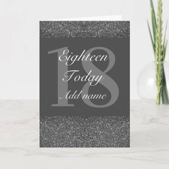 Extra special personalised birthday card 18th (Front)