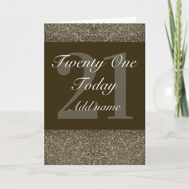 Extra special personalised birthday card 21st (Front)