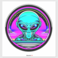 Extra Terrestrial Alien Flying a UFO