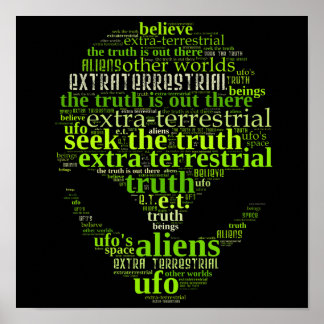 Extra Terrestrial Seek The Truth Poster
