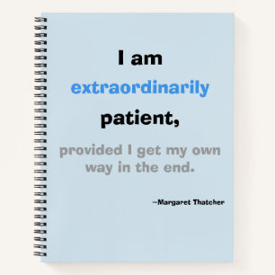 Extraordinarily Patient Notebook