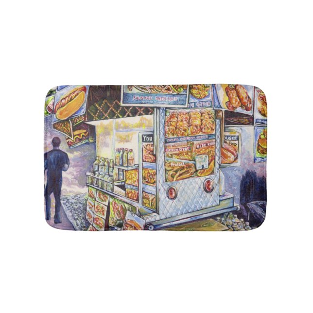 Extraordinary Artistic Workload Bath Mat (Front)