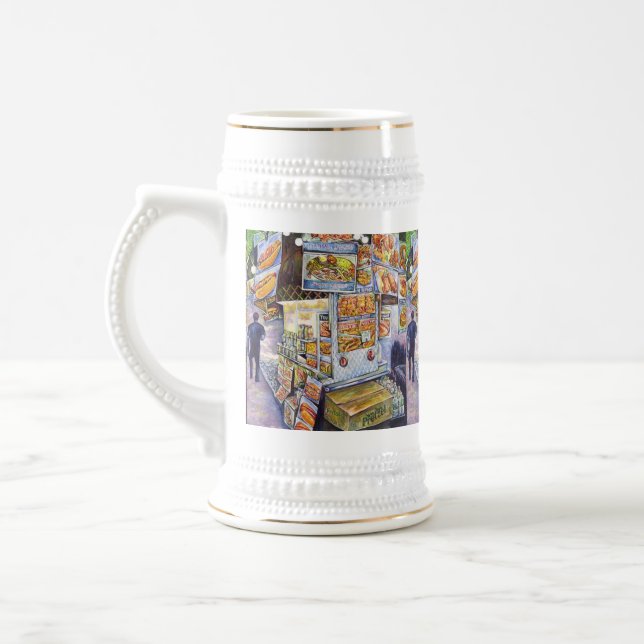 Extraordinary Artistic Workload Beer Stein (Left)