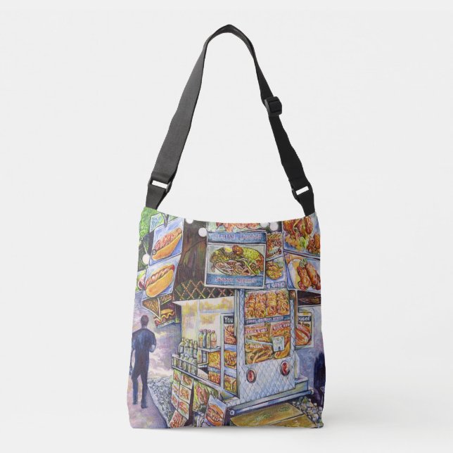 Extraordinary Artistic Workload Crossbody Bag (Front)