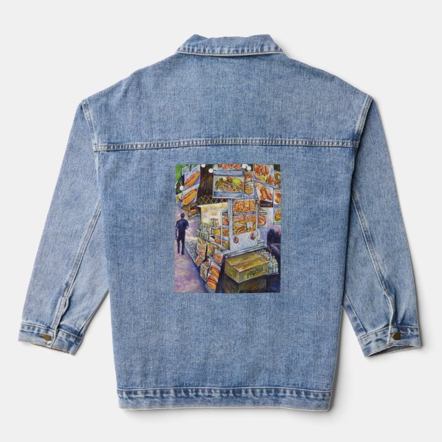 Extraordinary Artistic Workload Denim Jacket (Back)